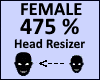 Head Scaler 475% Female