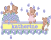 Katherine - Bear sticker