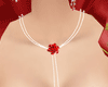 [JA]diamond red necklace