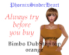Bimbo DubStep top orange