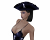 Pirata Hat Vamp Blue