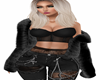 Fluffy coat Black