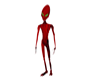 red dancing alien