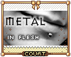 `C Metal in | Flesh