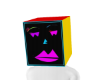 Face Art Cube Head Bored