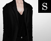 S - Black Blazer B.Shirt
