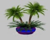 Potted Palm - Blu/Purple
