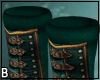 Teal Steampunk Boots