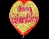 Be my valentine balloon
