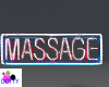 neon massage sign