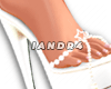 Hanna White Sandals