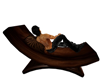 Brown Sexy Chaise Kiss