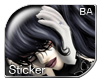 -BA- Sweetpea sticker