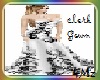 4Mz Ck Blck Crystal Gown