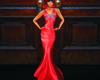 Lovely Red Satin Gown