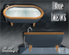 B*Blue Mews Clawfoot Tub