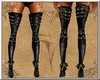 #Black Thigh Boots