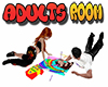coloring in room /adults
