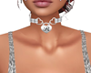 SILV 'R' HEART COLLAR