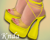 K* Special Yellow Heels