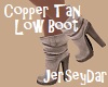 Low Boots - Light Copper