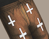 Ⓐ Cross Brown Pants