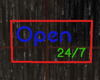 TG* Open24/7 Neon Sign