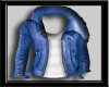 S| Blue Leather x Jacket