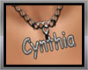 Necklace Cynthia name