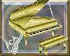 Golden Designer Piano