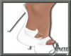 Saylor White Heels