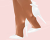 Bow White Pumps