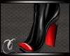 [C]Ange Boots Black /Red