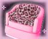 ! pink cheetah chair