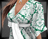 Kimono Top Jade Brocade