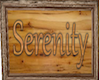 BE Serenity Sign