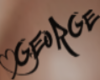 George Heart Tattoo