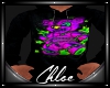 Purple Evil Ted Hoody M