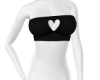 bandeau ~ black heart