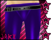 JX Purple Slippery Pants
