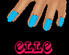 ~Elle~ Blue Nails