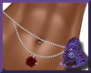 Rose Silver Belly Chain