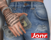 Ripped Baggy Jeans + T