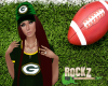 Packers Hat w/ Red Hair