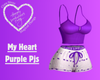 My Heart Purple Pjs