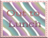 out to lunch sticker