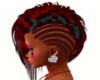 Red & Black hairstyle