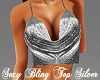 Sexy Bling Top Silver
