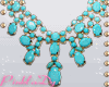 <P>Blue Stone Necklace