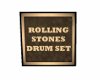 Rolling Stones Drum Sign